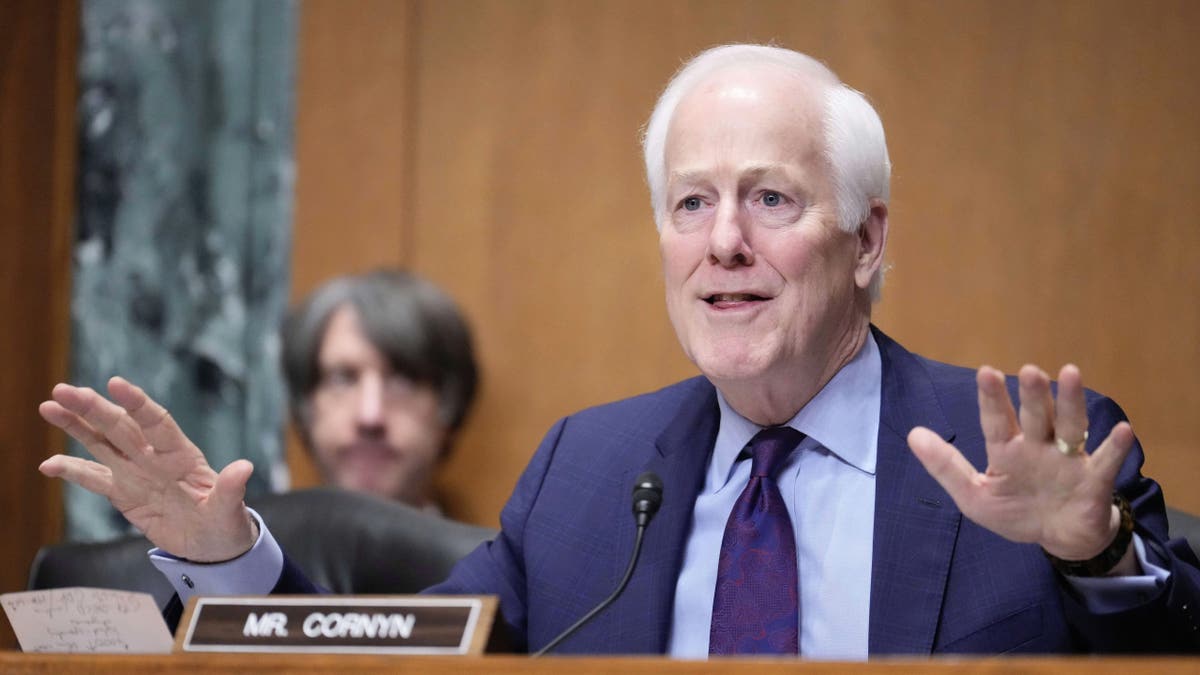 Sen. John Cornyn, R-Texas, slammed Democrats for boycotting a Senate Judiciary hearing on President Biden's health decline.