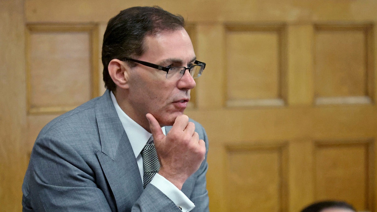 Lawyer Hank Brennan in court during the Karen Read trial.