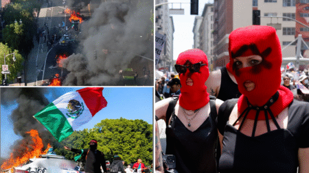 PHOTOS: See the anti-Trump violence that has unfolded on LA’s streets across the last week