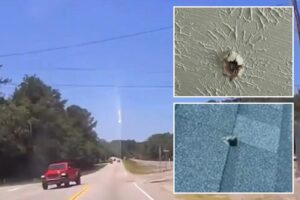 ‘Space junk’ from fiery meteor that ripped through Southeast US may have crashed into a home: officials