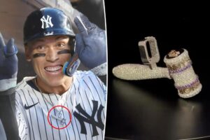 Exclusive | Aaron Judge’s K diamond gavel necklace was gifted to him by a teammate — and it has hidden special details: He ‘loved it’