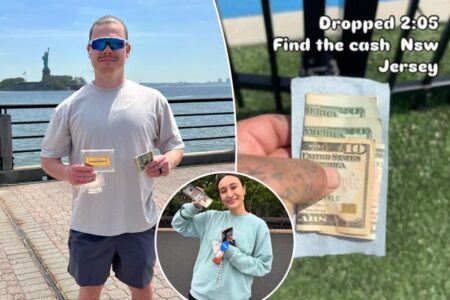 Exclusive | Mystery man Mr. Cash Drop hides money around New Jersey — here’s who he is and why he’s doing it
