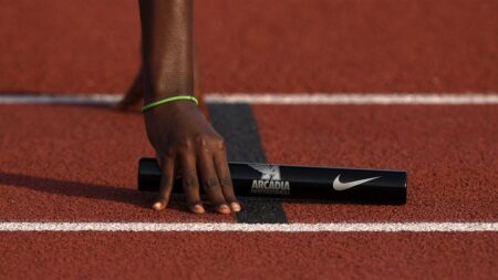 Girls’ track athlete cries in 1st TV interview after losing championship for fire extinguisher celebration