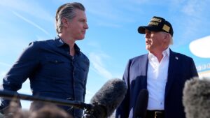 Trump vows ‘large scale’ fines on California after trans athlete wins girls’ track and field championships