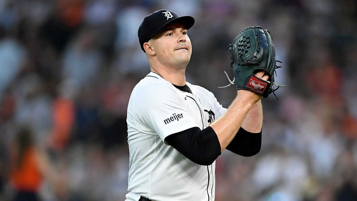 Tarik Skubal gets out of an inning