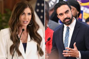 Homeland Security Secretary Kristi Noem mulls probe of socialist mayoral candidate Zohran Mamdani as ‘danger’ to NYC
