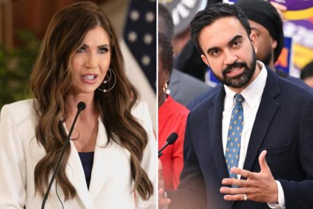 Homeland Security Secretary Kristi Noem mulls probe of socialist mayoral candidate Zohran Mamdani as ‘danger’ to NYC