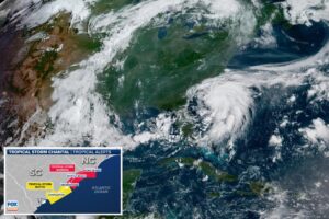 Tropical Storm Chantal forms off South Carolina coast, impacts to be seen across Southeast