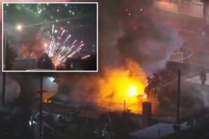 8-year-old girl killed when illegal fireworks display explodes in California