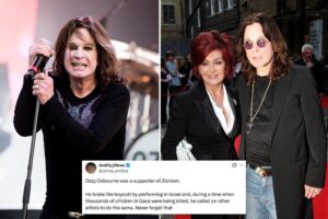 Lefty keyboard warriors try to posthumously cancel Ozzy Osbourne for performing in Israel: ‘Broke the boycott’