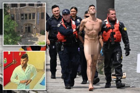 NYPD cop who let naked nutjob boat thief escape from NYC hospital suspended without pay
