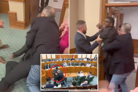 Democratic Texas congressional candidate dragged out, arrested after rant at redistricting hearing, wild video shows
