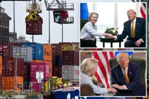 Trump strikes ‘biggest deal ever made’ with EU: Europeans will pay .6T, accept 15% tariffs after meeting with prez
