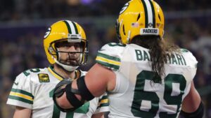 Aaron Rodgers’ former teammate takes swipe at QB over lack of wedding invite