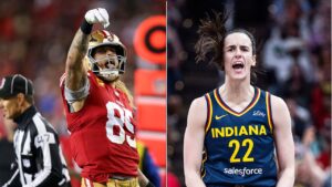 George Kittle calls fellow Iowa alum Caitlin Clark ‘a dog’ with the ‘highest grace’ in handling WNBA treatment