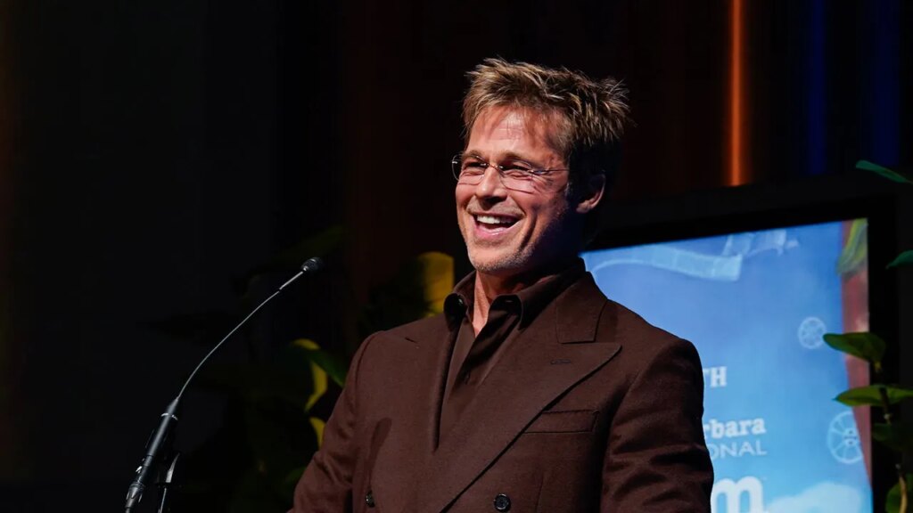 Brad Pitt, a Chiefs fan, shares time he trolled Bradley Cooper about Eagles’ losses before Super Bowl defeat