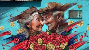 Ghost town brought back to life is now a thriving tourist magnet thanks to street murals