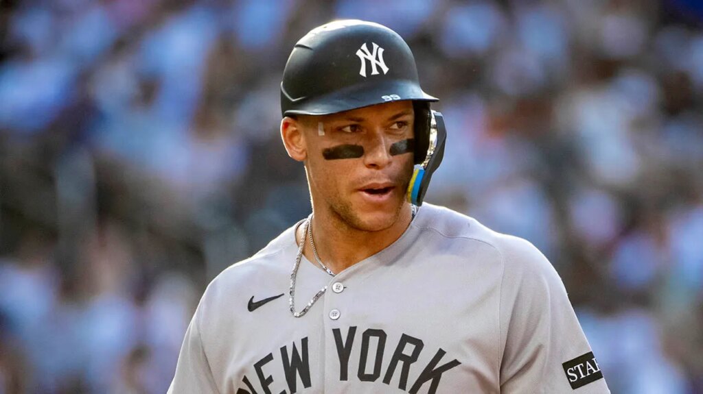 Aaron Judge left bloodied after Anthony Volpe’s errant toss in Yankee’s sixth straight loss