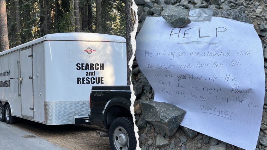 Lost mother’s handwritten notes save her and 9-year-old son stranded in remote California wilderness