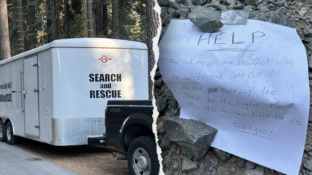 Lost mother’s handwritten notes save her and 9-year-old son stranded in remote California wilderness
