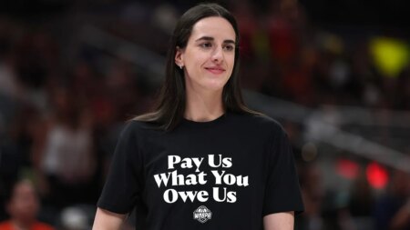 Sparks’ Kelsey Plum swipes Caitlin Clark, her All-Star team over statement T-shirts