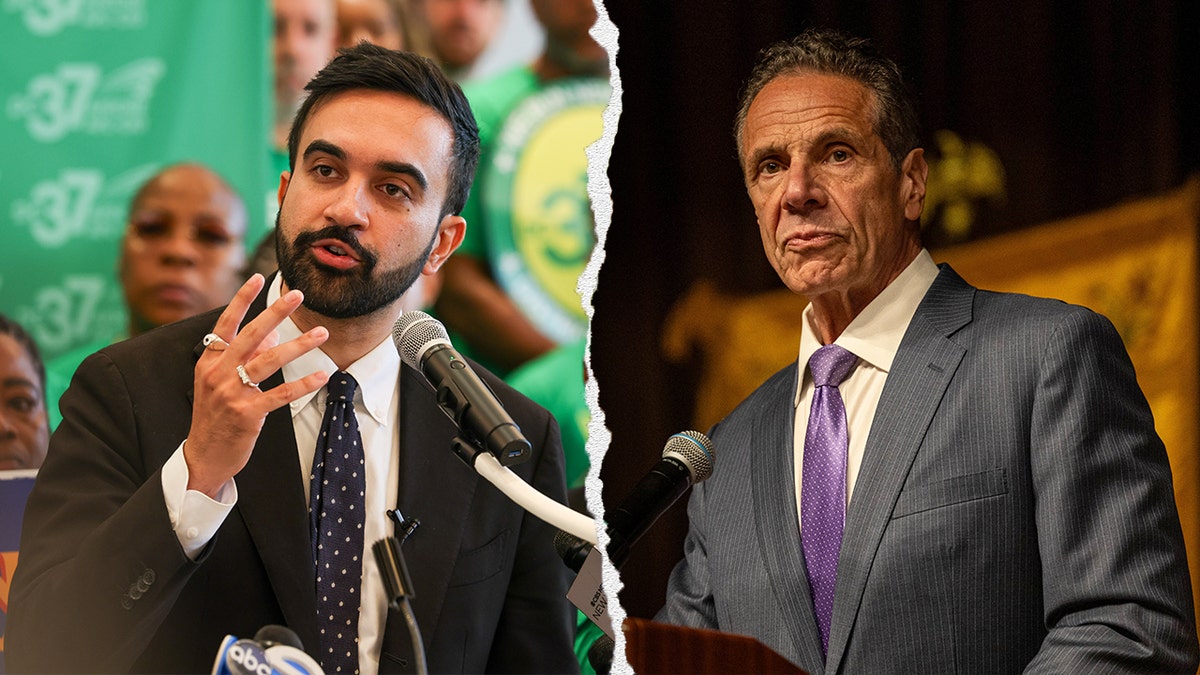 Left, Mamdani, right, Cuomo