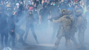 Portland Quaker charged with assaulting federal officer in anti-ICE riot