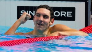 Jack Alexy sets American record in 100-meter freestyle at World Aquatics Championships