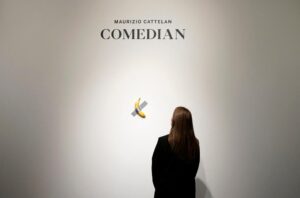 Artist’s infamous M banana that was duct-taped to a museum wall meets a tragic fate — again: ‘The security team acted quickly and calmly’