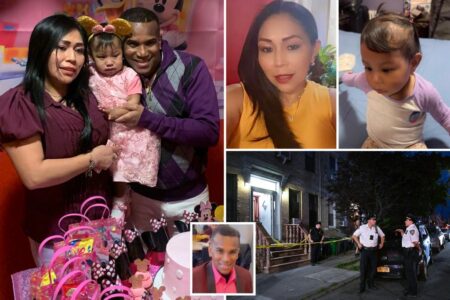Deranged NYC dad who fatally stabbed wife, 2-year-old daughter while FaceTiming nephew is charged with murder: cops