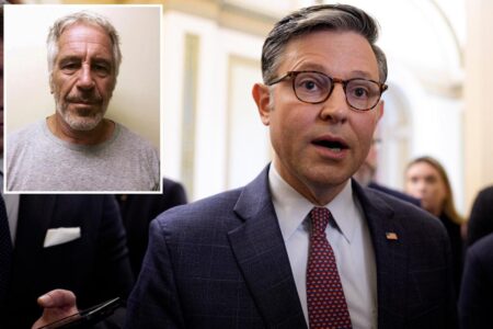 House speaker says there will be no votes on releasing Epstein files before August recess