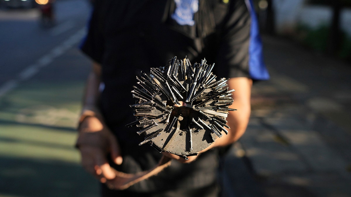 nail tire trap