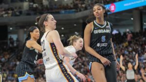Caitlin Clark’s Fever teammate Kelsey Mitchell weighs in on fan treatment of Angel Reese