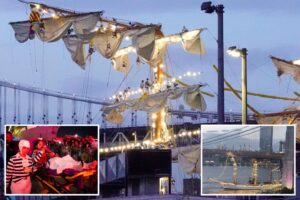 Mexican Navy ship inexplicably went backwards then picked up speed before hitting Brooklyn Bridge: officials