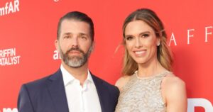 Donald Trump Jr. and Girlfriend Bettina Anderson Pack on the PDA Ahead of FIFA World Cup Final
