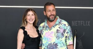Adam Sandler Packs on the PDA With Wife Jackie Sandler at ‘Happy Gilmore 2’ Premiere