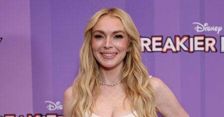Lindsay Lohan’s Son, 2, Thought She Was Trapped Inside TV During ‘Good Morning America’ Appearance