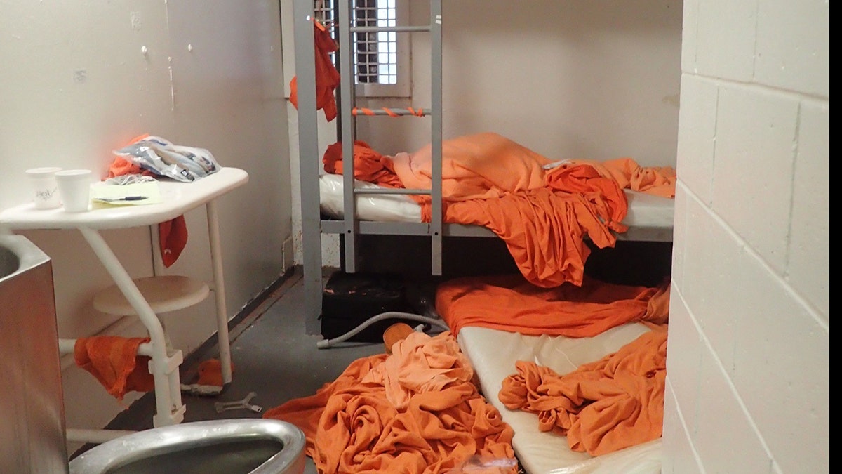 The scene inside Epstein's jail cell