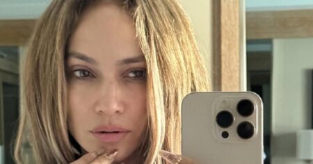 Jennifer Lopez Shares Stunning Makeup-Free Selfie to Mark Her 56th Birthday