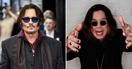 Johnny Depp Joins Alice Cooper In Surprise Concert Appearance In Honor of Ozzy Osbourne