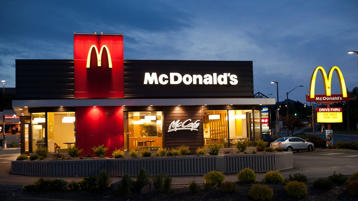 McDonald's at night