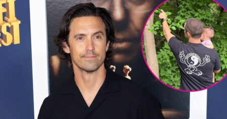 Milo Ventimiglia Adorably Cuddles Infant Daughter Ke’ala in Rare Family Photo