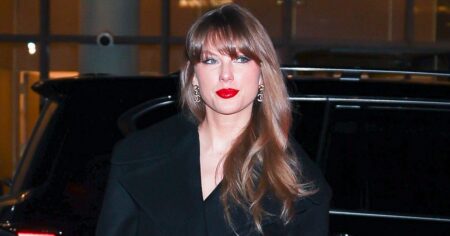 Taylor Swift Rocks Her Own Merch on Lunch Date With Travis Kelce, Fans Go Wild