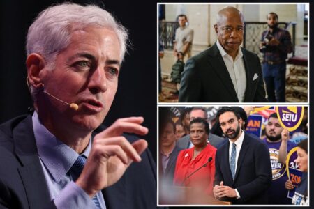 Billionaire Bill Ackman urges  ‘subdued’ Cuomo to drop out of NYC mayoral race, endorses Eric Adams
