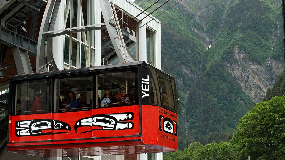 A tram in Juneau, Alaska