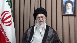 Iranian supreme leader appears in public for first time since conflict with Israel