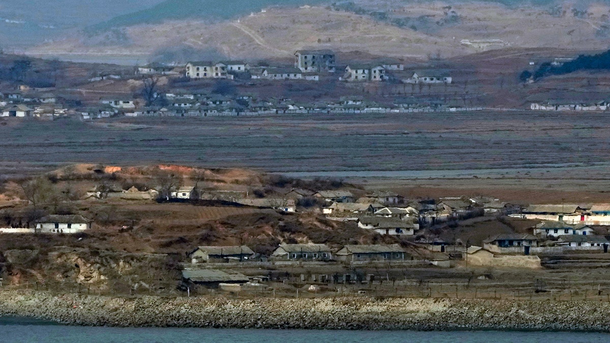 North Korean village near border with South Korea
