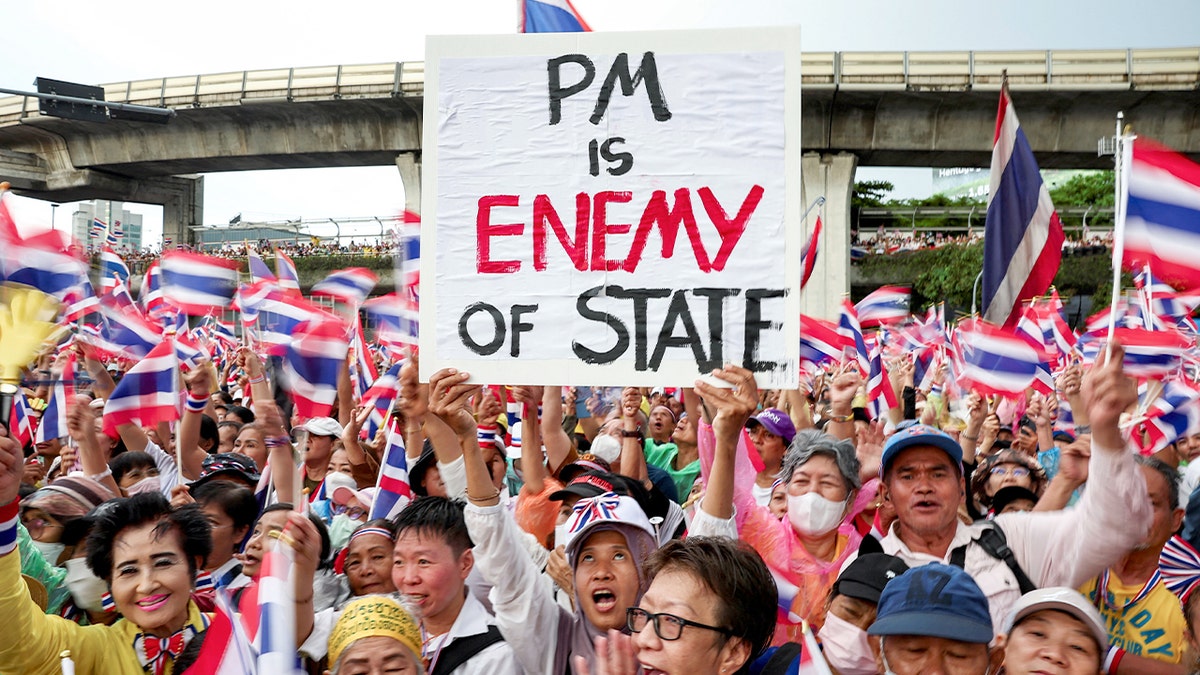 Protesters in Thailand