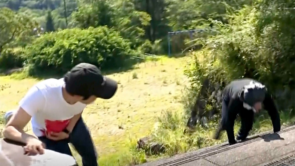 Japanese town conducts a drill after recent bear attacks across the country