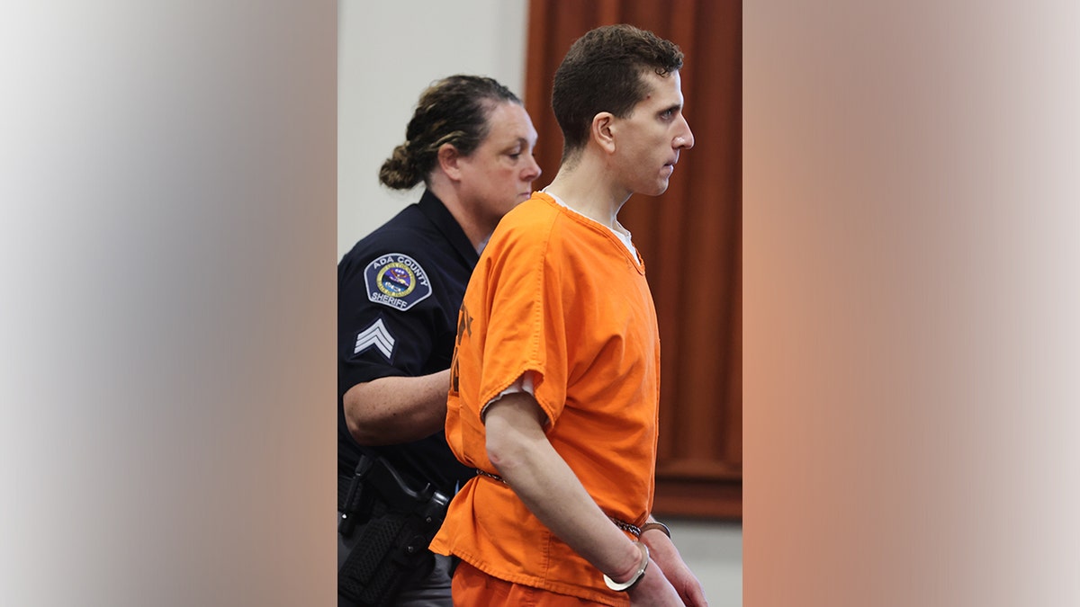 Bryan Kohberger being led out of court